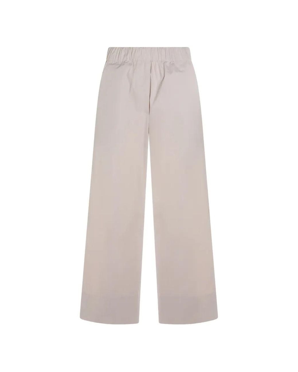 Antonelli White Elasticated Trousers