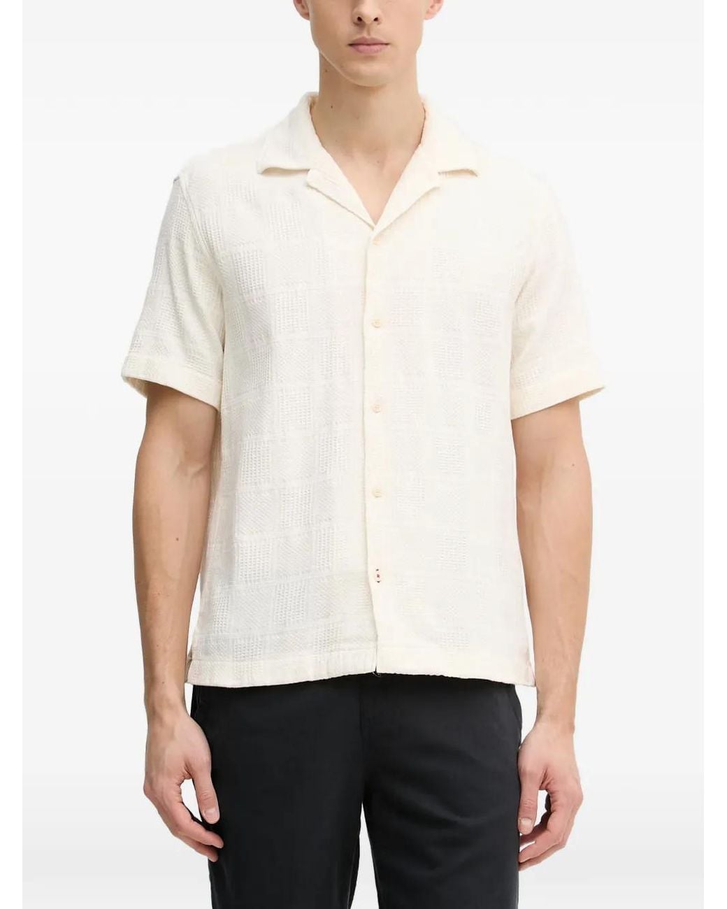Joop! White Hanau Short-Sleeve Shirt for men