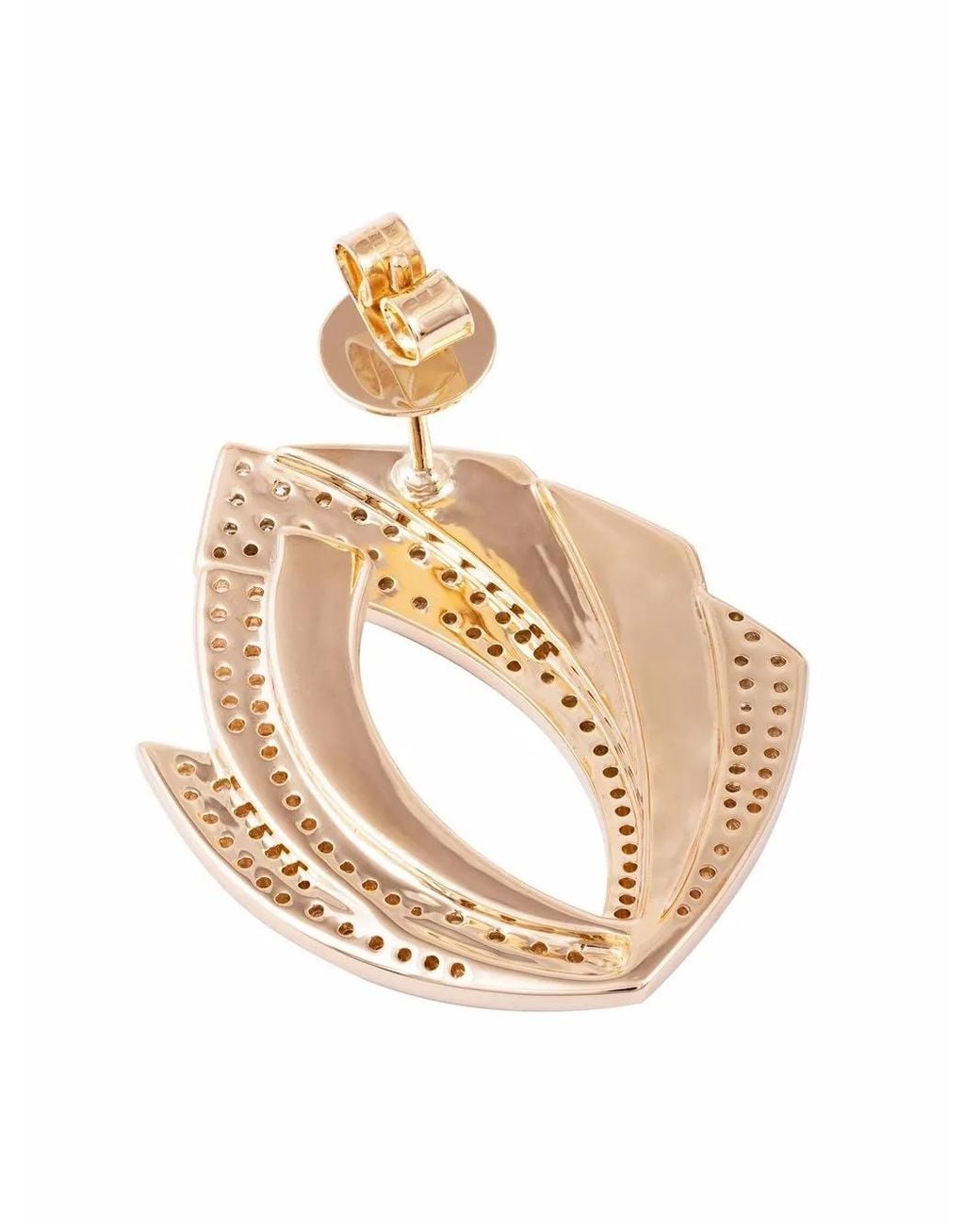 ANANYA Natural 18Kt Mogra Light Blossom C-Clip Earrings