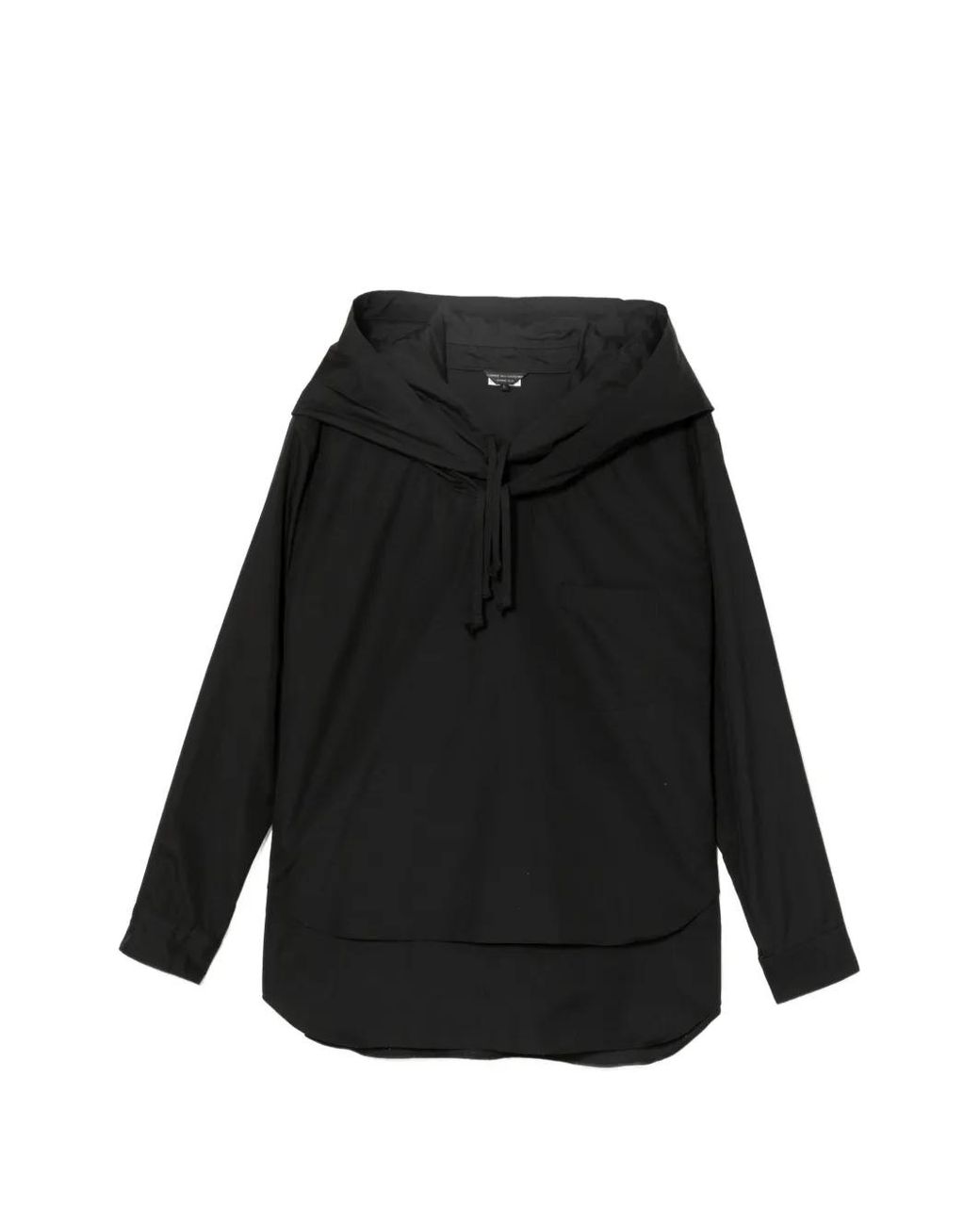 Comme des Garçons Black Cotton Hoodie for men