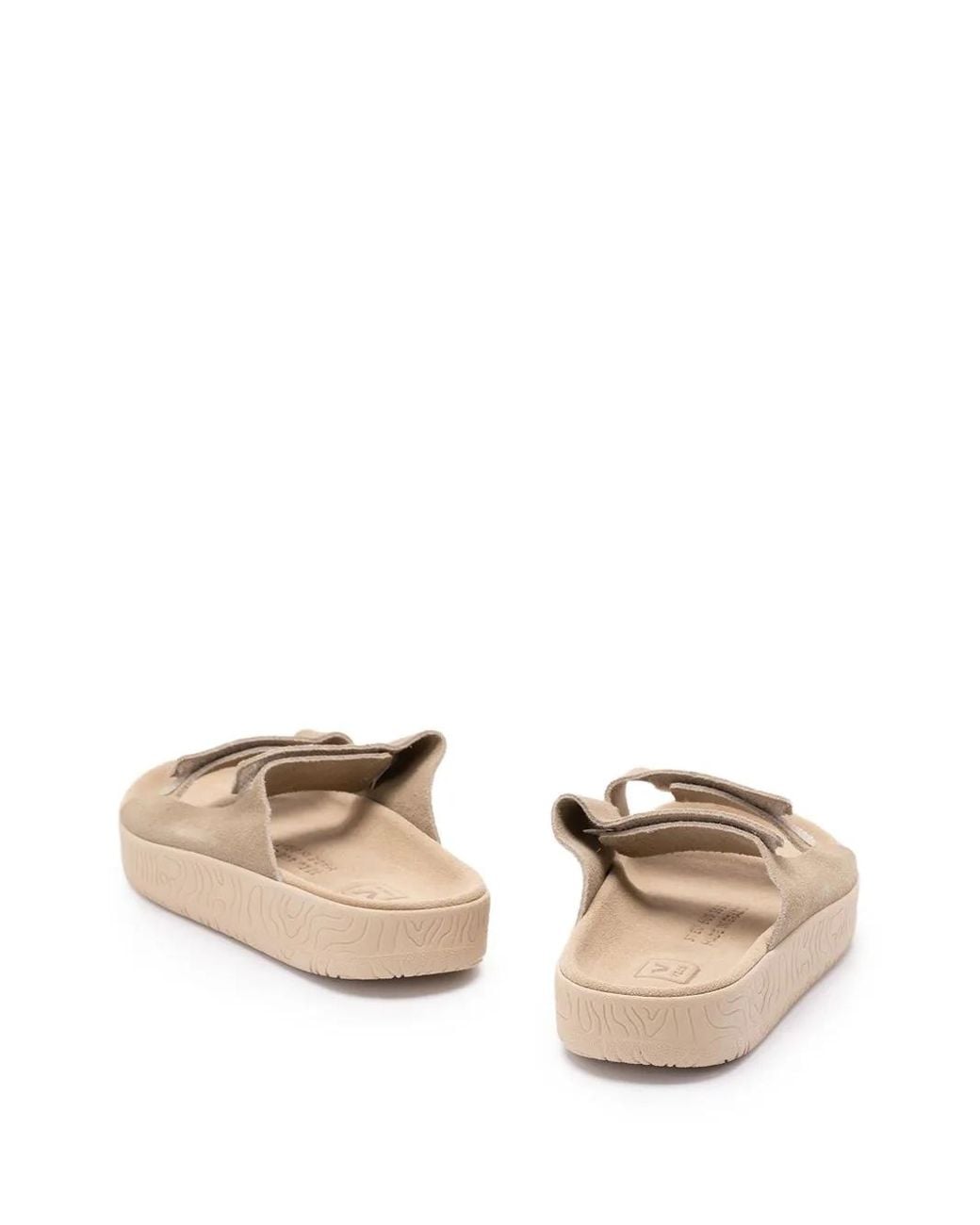 Veja Brown Chunky Platform Logo Sandals
