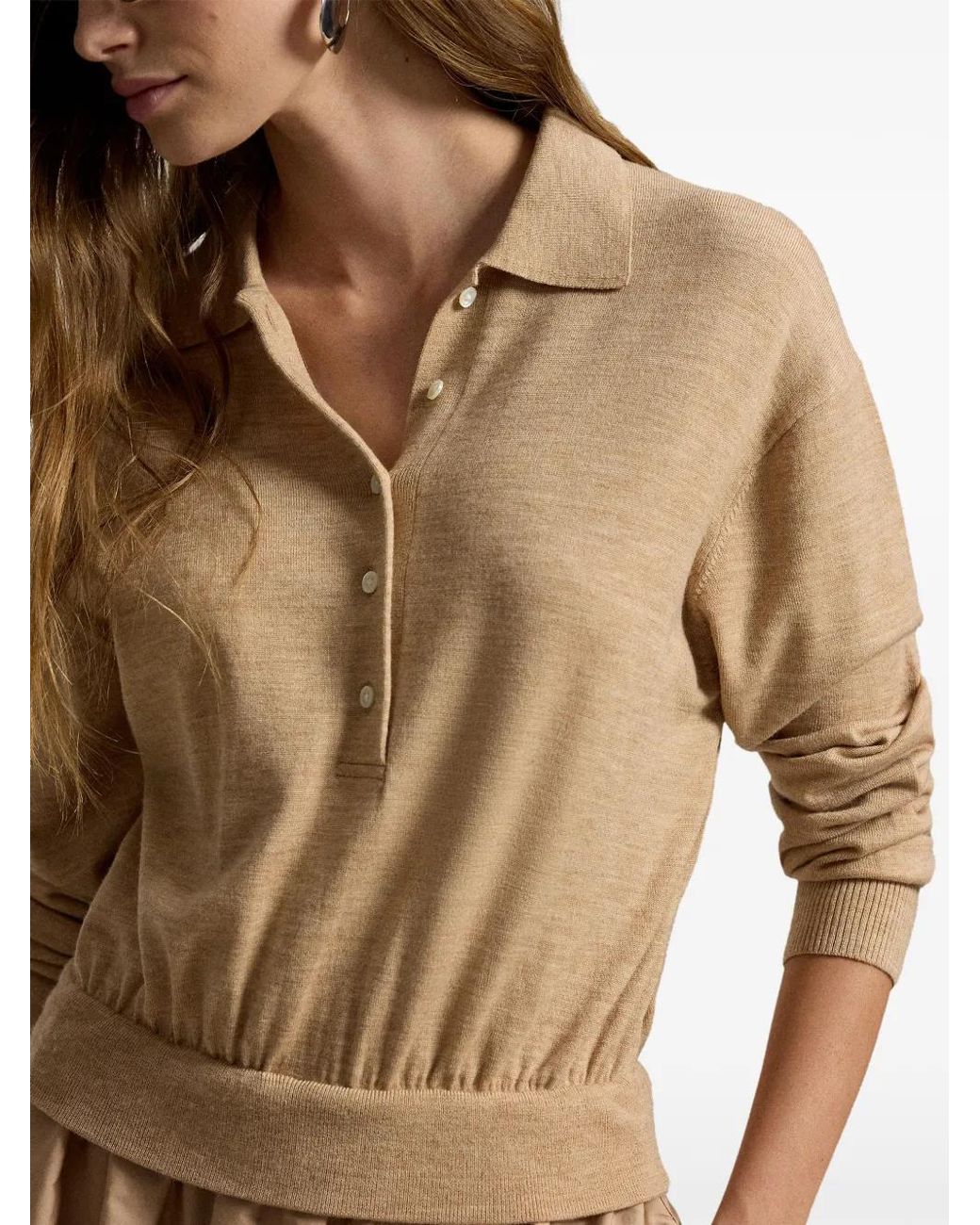 Polo Ralph Lauren Natural Button-Up Dress