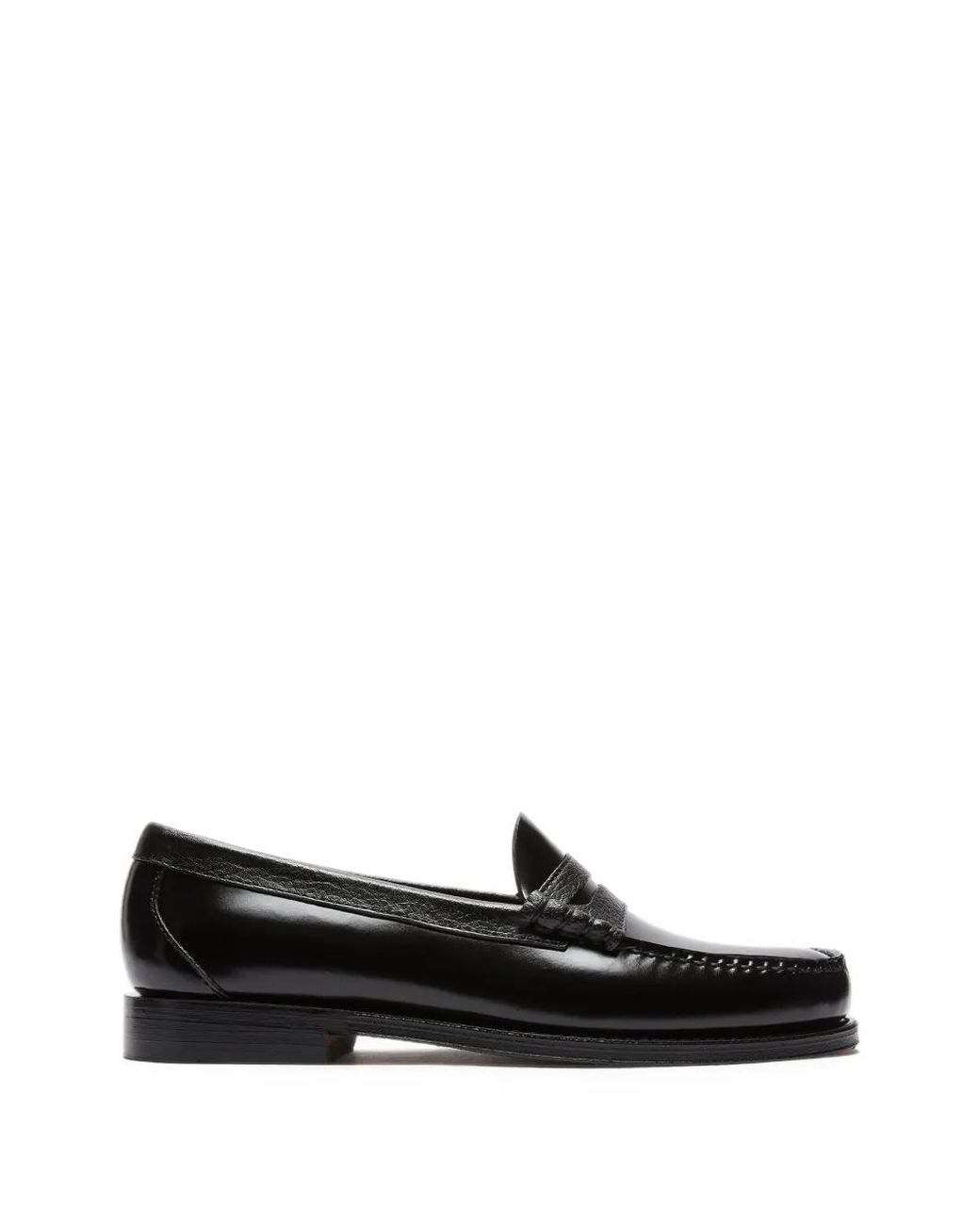 G.H.BASS Black Weejuns Larson Penny Loafers for men