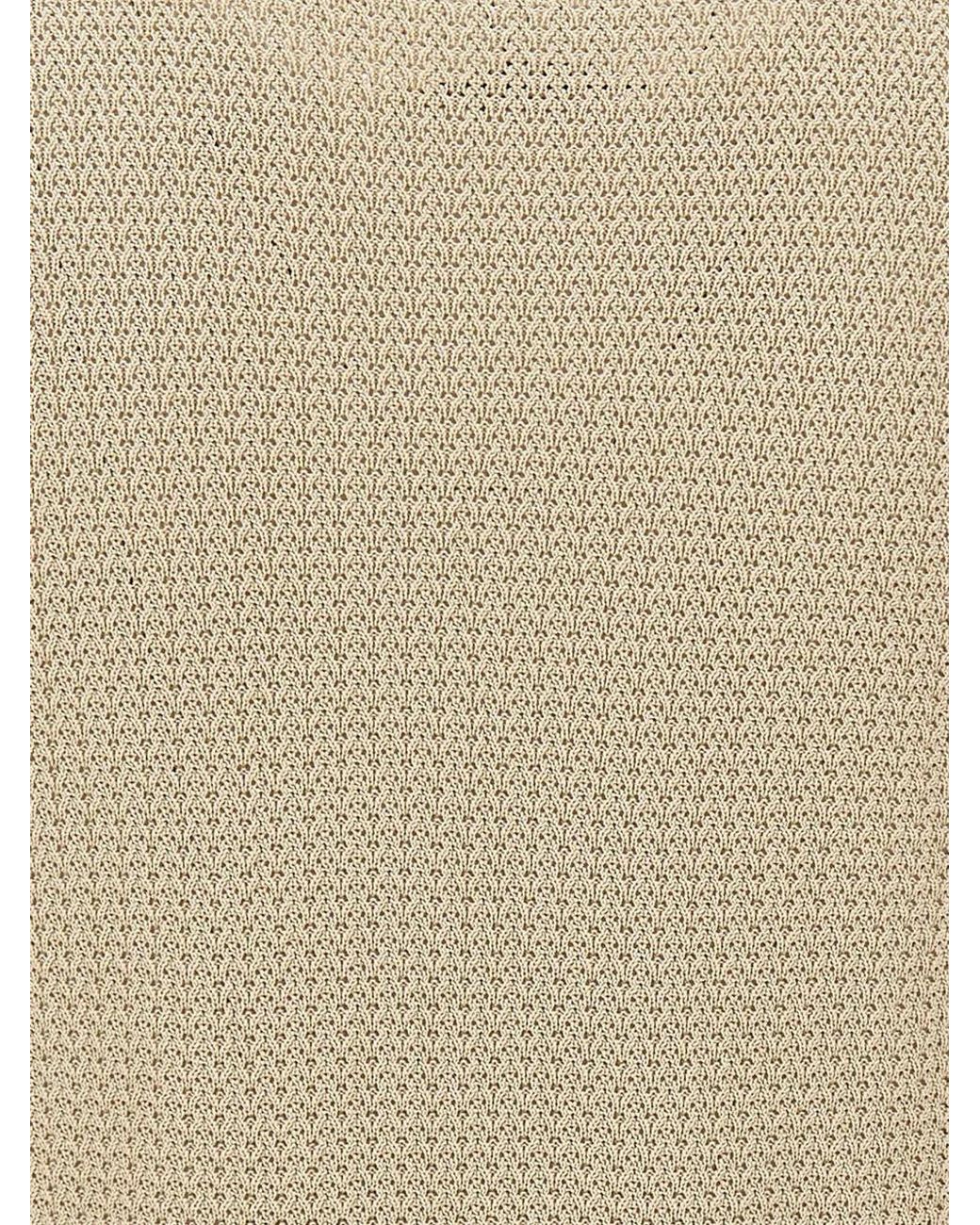FILIPPO DE LAURENTIIS Natural Interwoven-Pattern Cotton Sweater for men