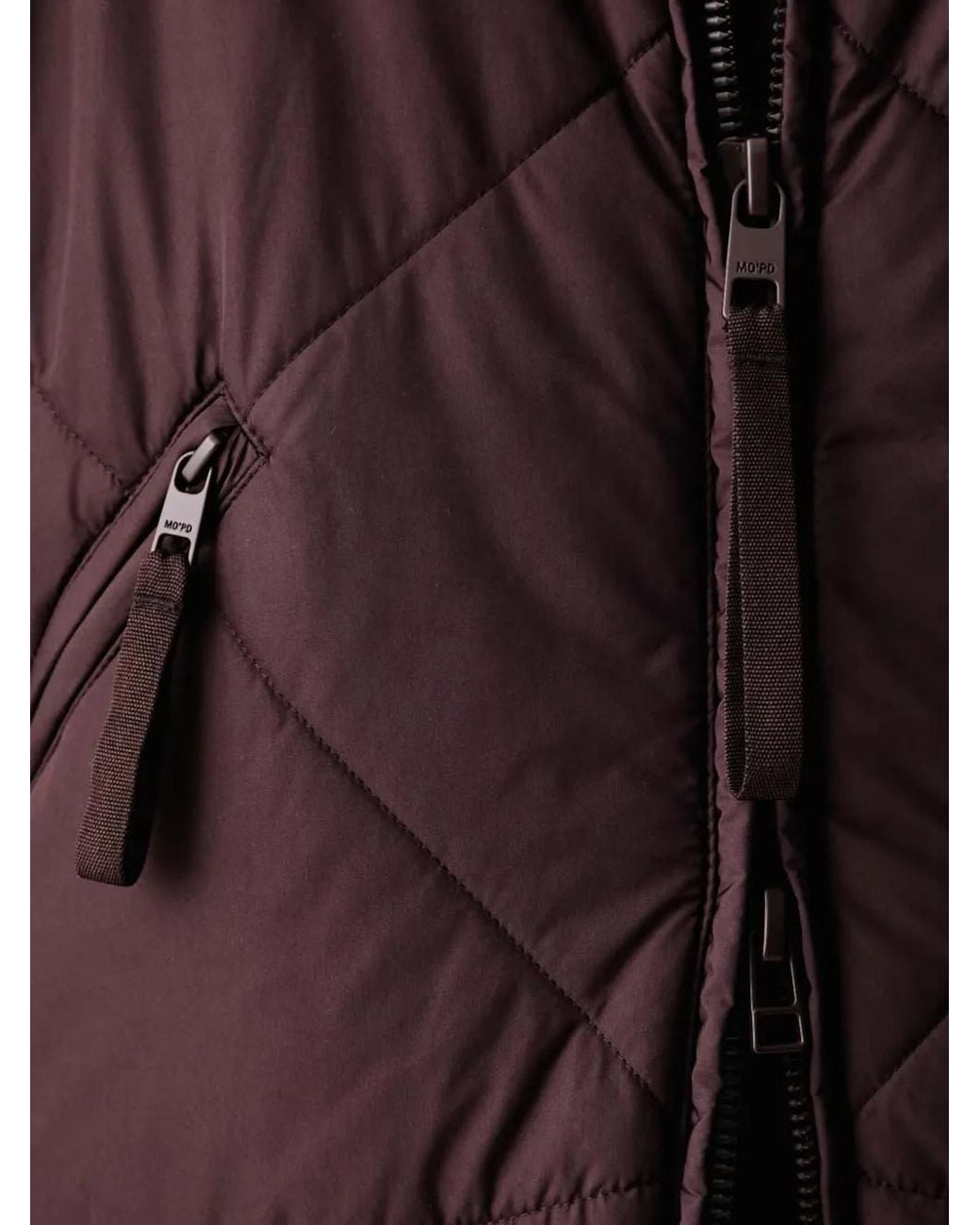 Marc O' Polo Black Quilted Hooded Parka