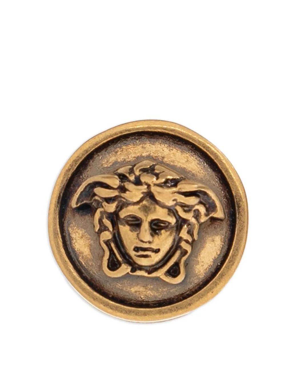 Versace Metallic Boucles D'Oreilles Medusa Head