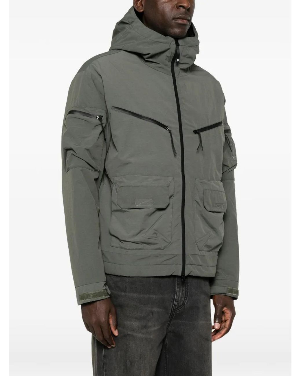 Murphy & Nye Gray Veste Sheer/1 À Capuche