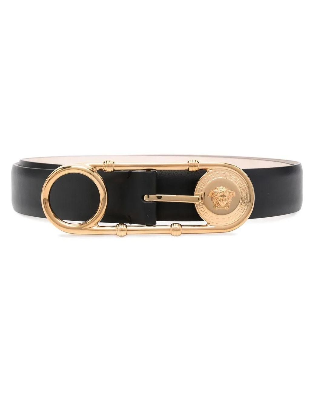 Versace Brown Belt H.30 Calf Leather