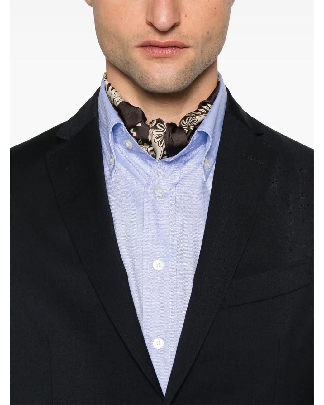 Etro Blue Wool Blazer for men