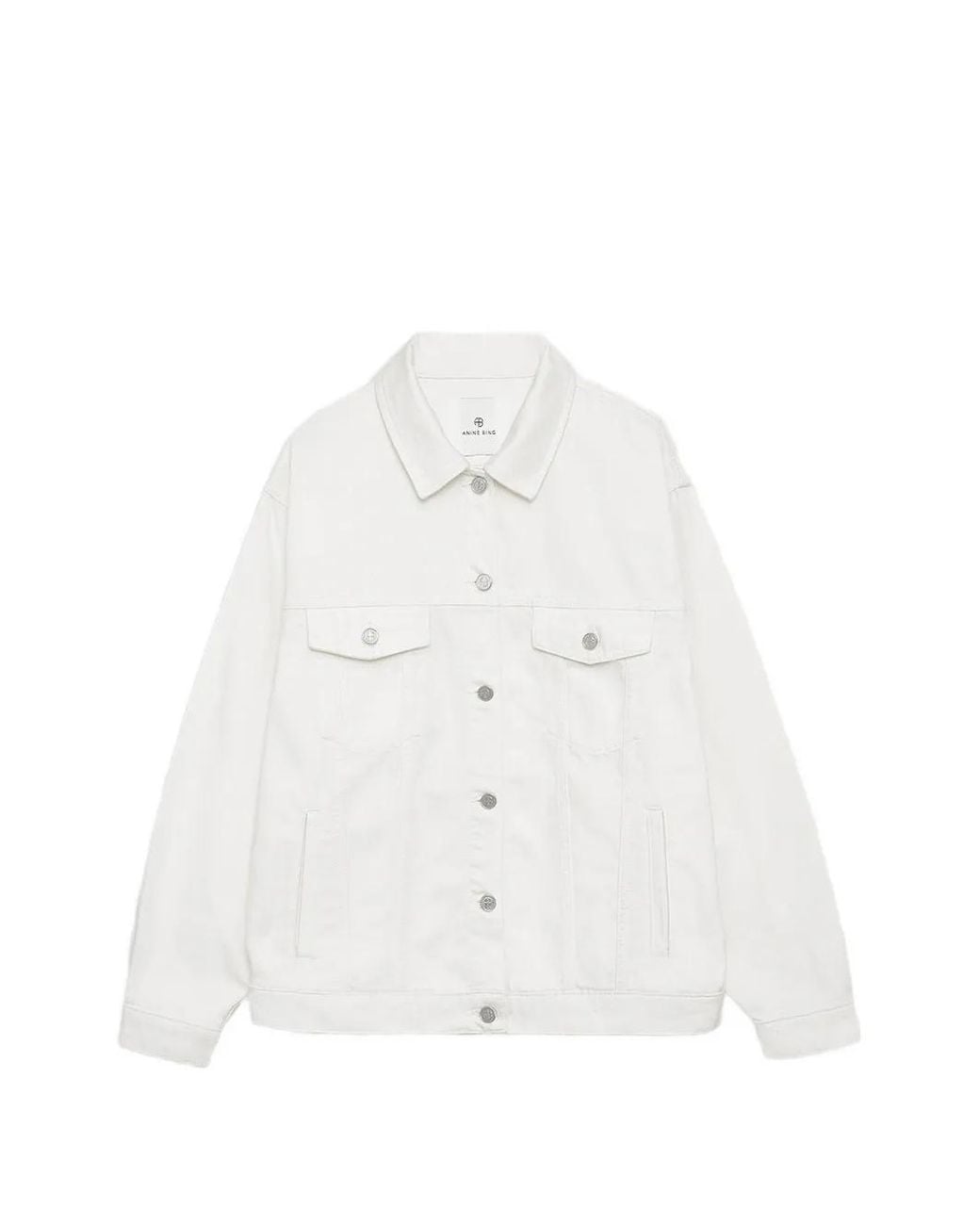 Anine Bing White Jeans Jacket