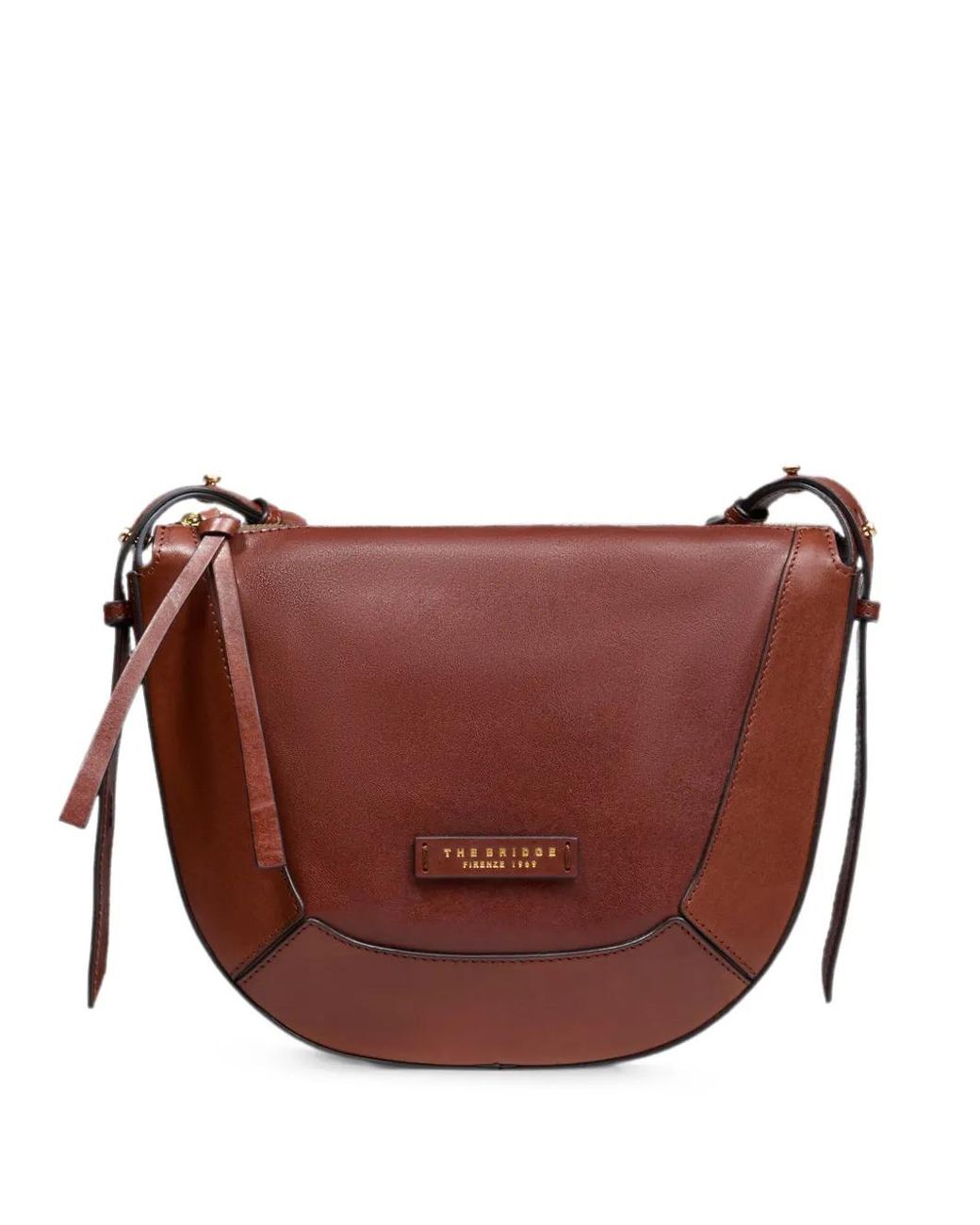 The Bridge Brown Leather Cross Body Bag
