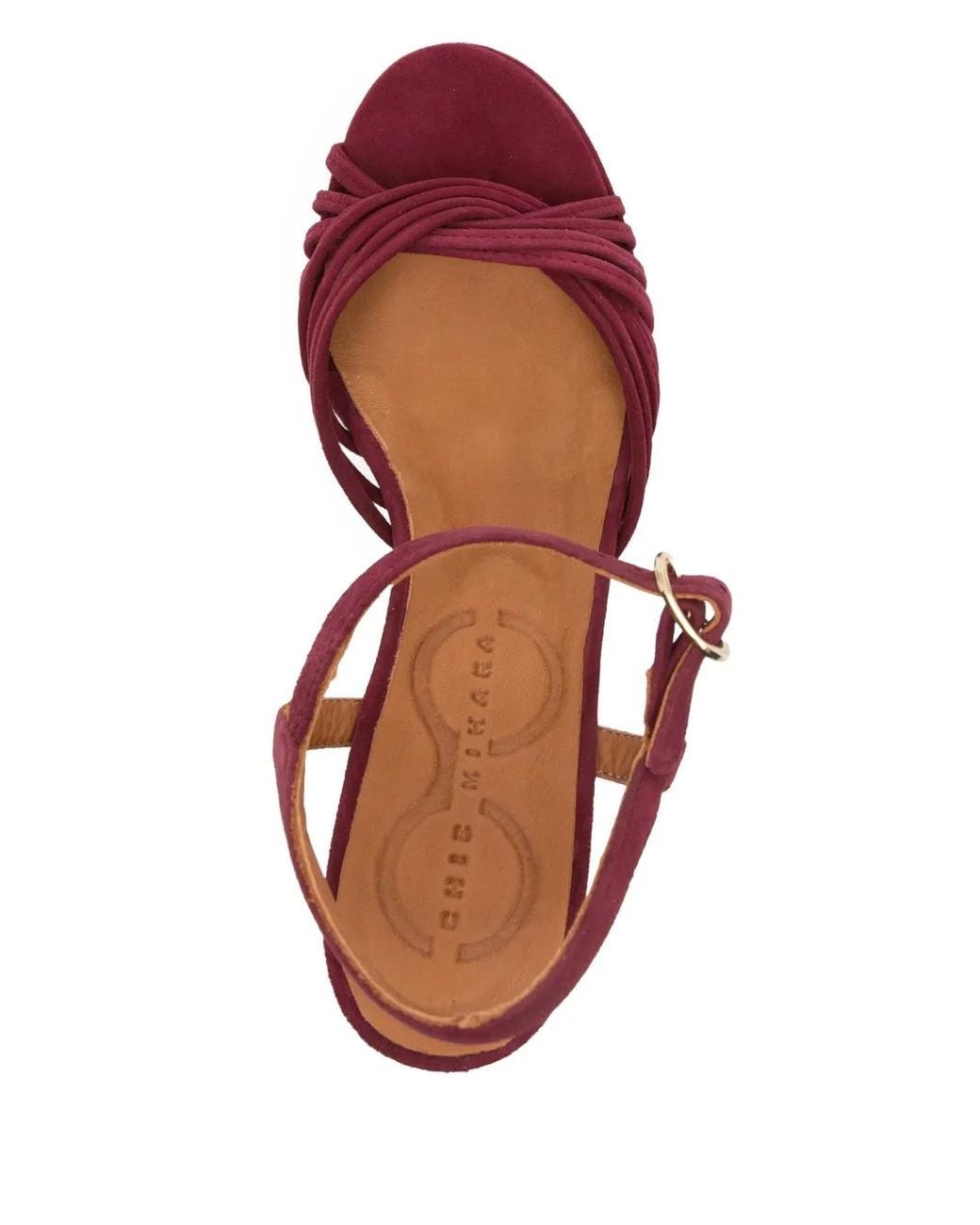Chie Mihara Red Keske Heeled Sandals