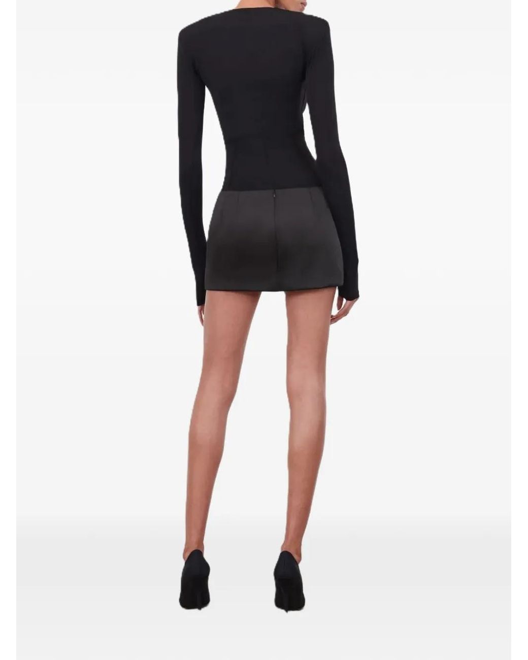 Wardrobe NYC Black X Rhw Blade Long-Sleeve Bodysuit