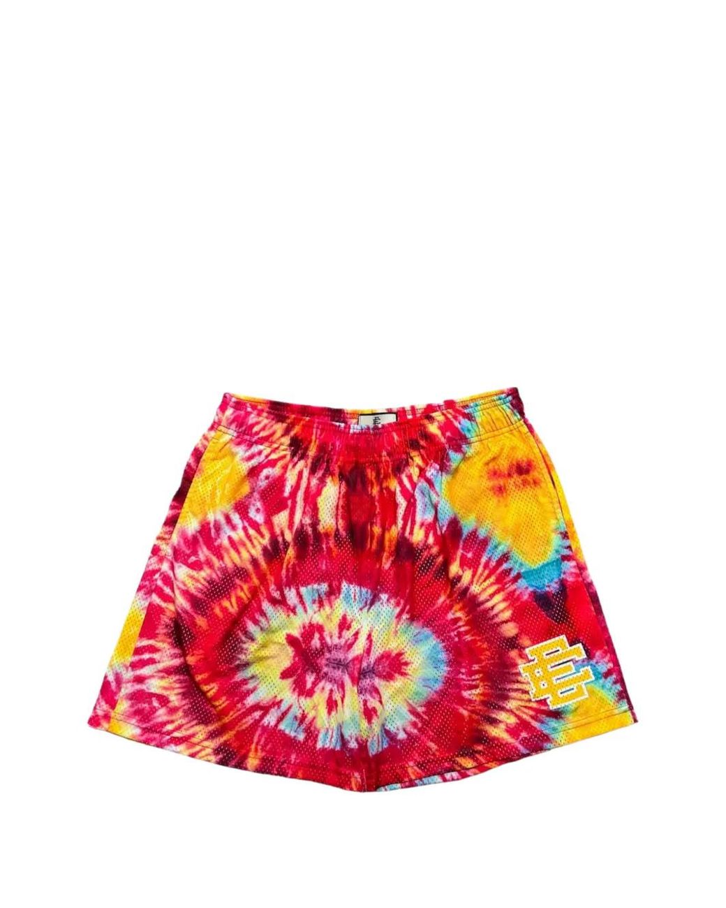 Eric Emanuel Red Tie-Dye Shorts for men