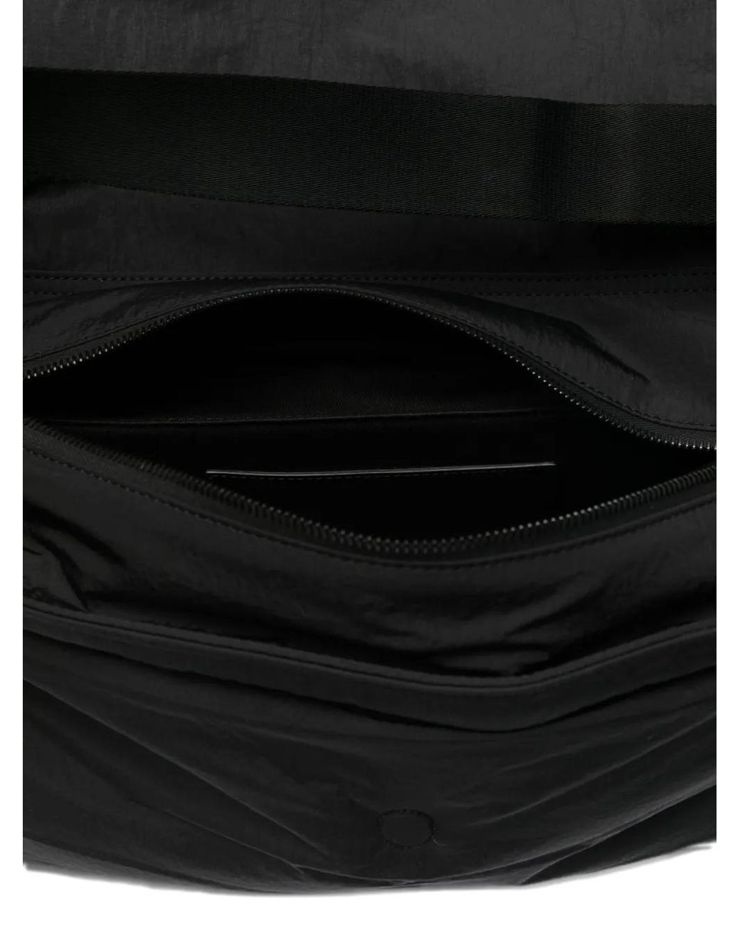 Jacquemus Black Leather-Trimmed Tote Bag for men