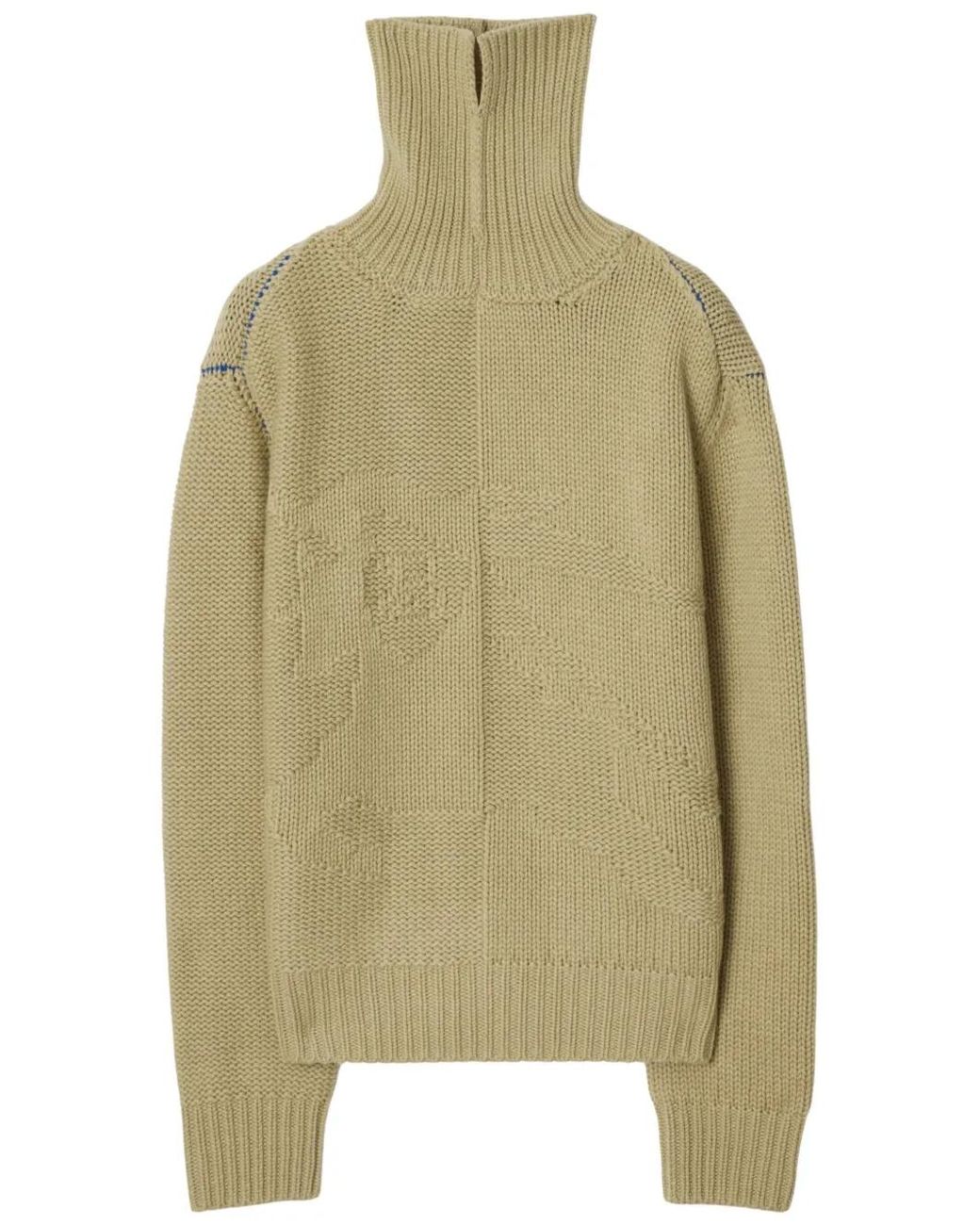 Burberry Green Ekd Cashmere Sweater