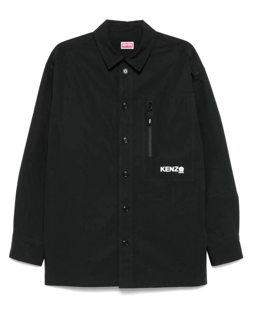 KENZO Black Boke Flower Shirt for men
