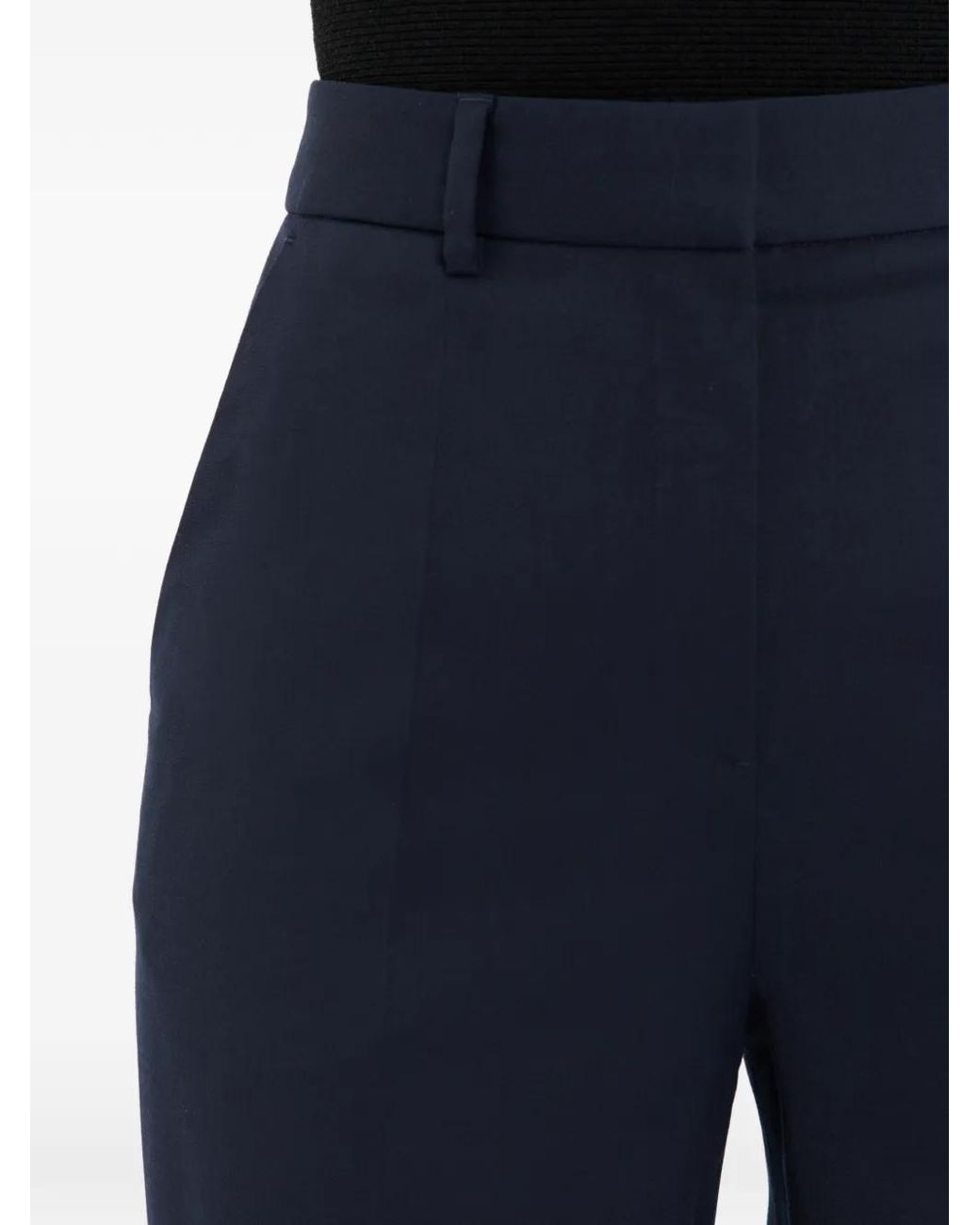 Rebecca Vallance Blue Emerson Wide Leg Trousers