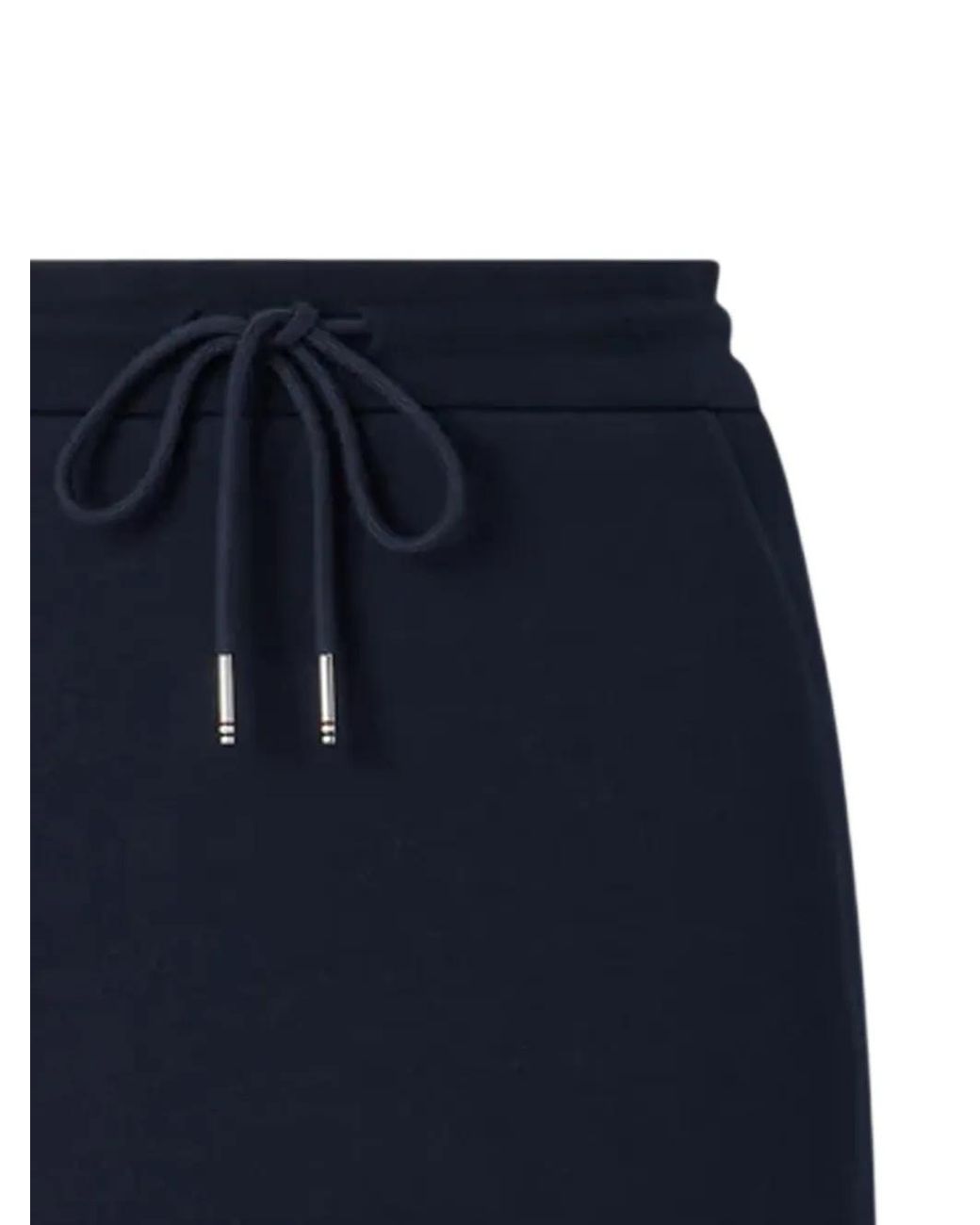 Thom Browne Blue Classic Loopback Jersey Mini Skirt