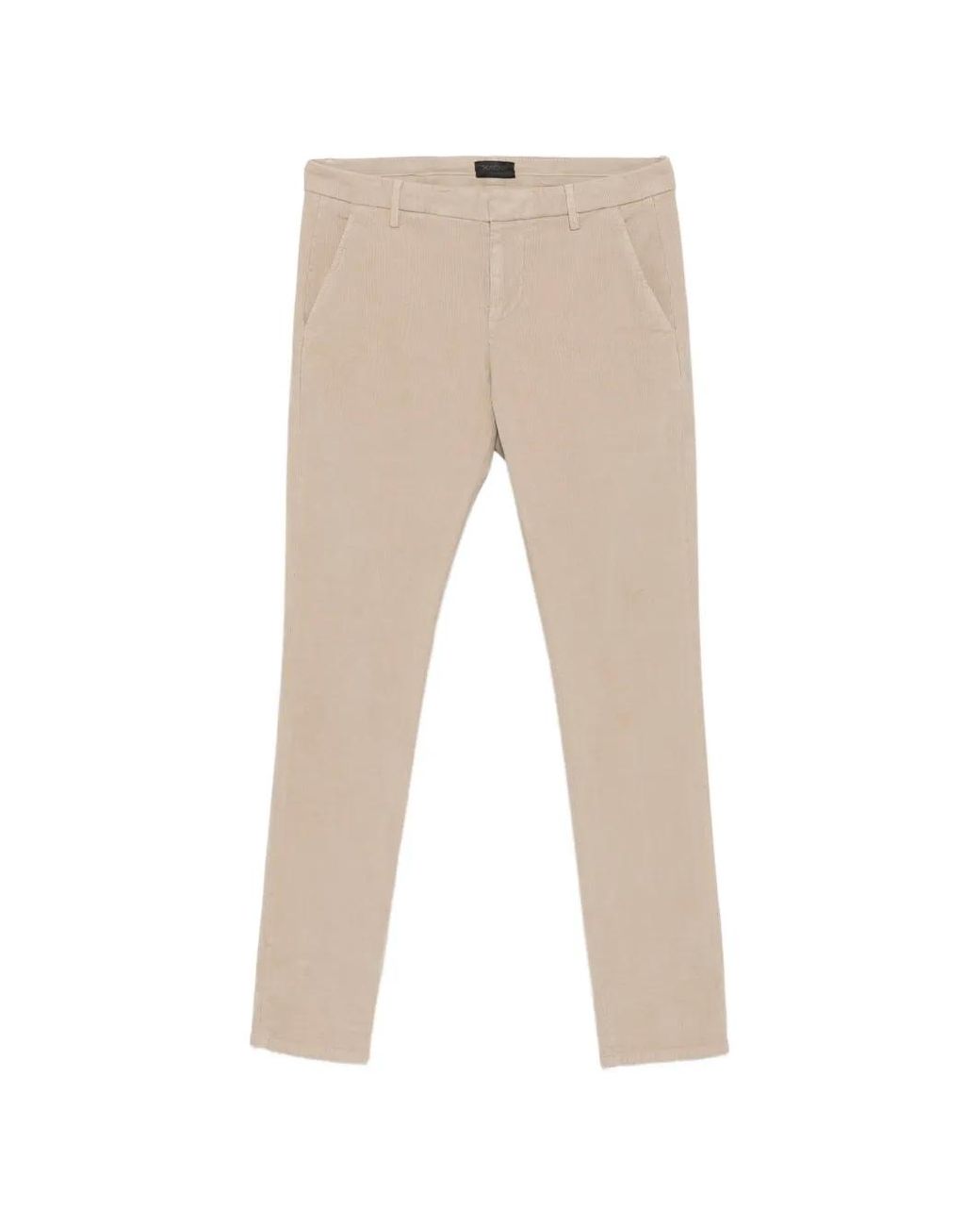 Dondup Natural Corduroy-Effect Slim-Fit Trousers for men