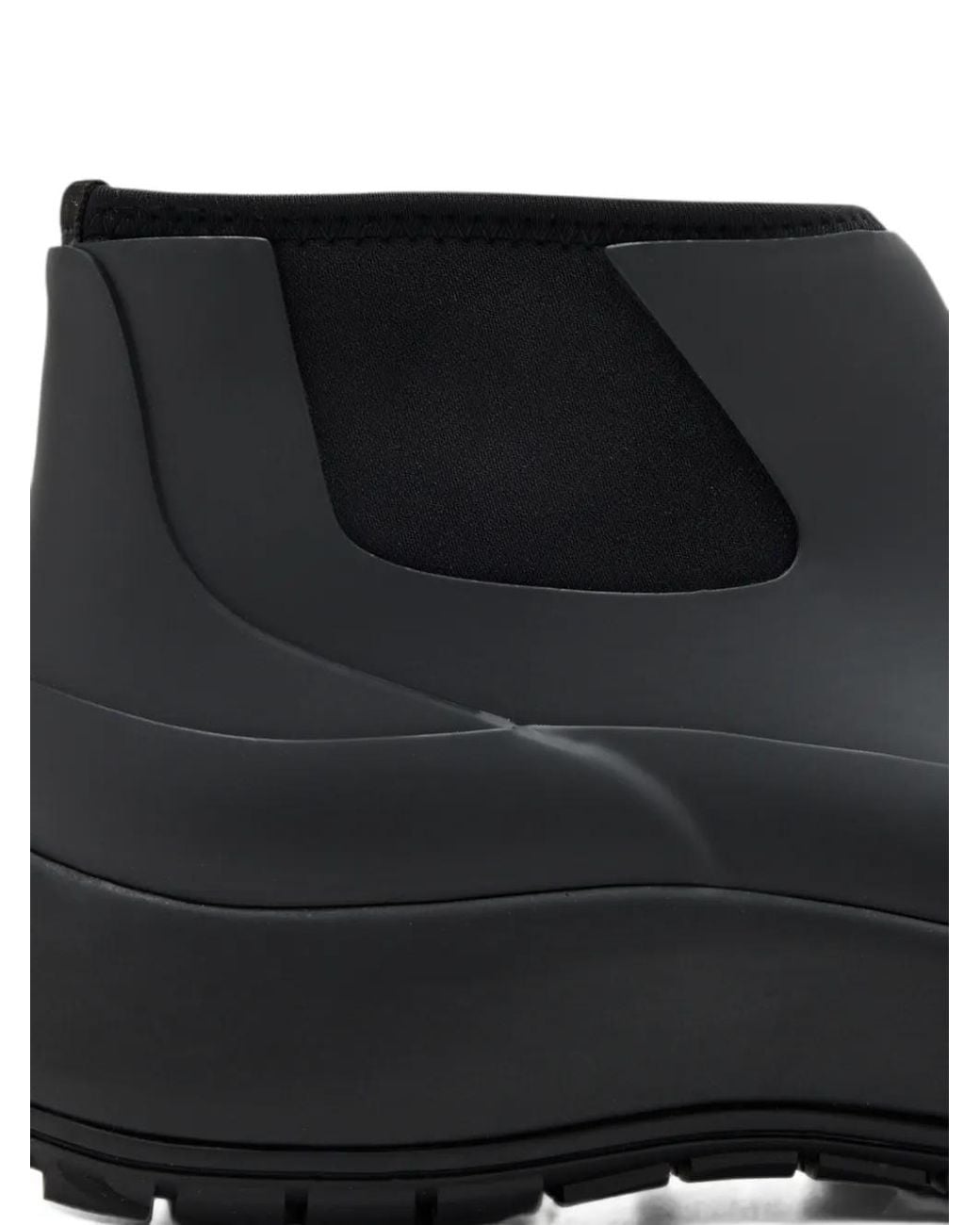 Rains Black Mirage Ankle Boots for men