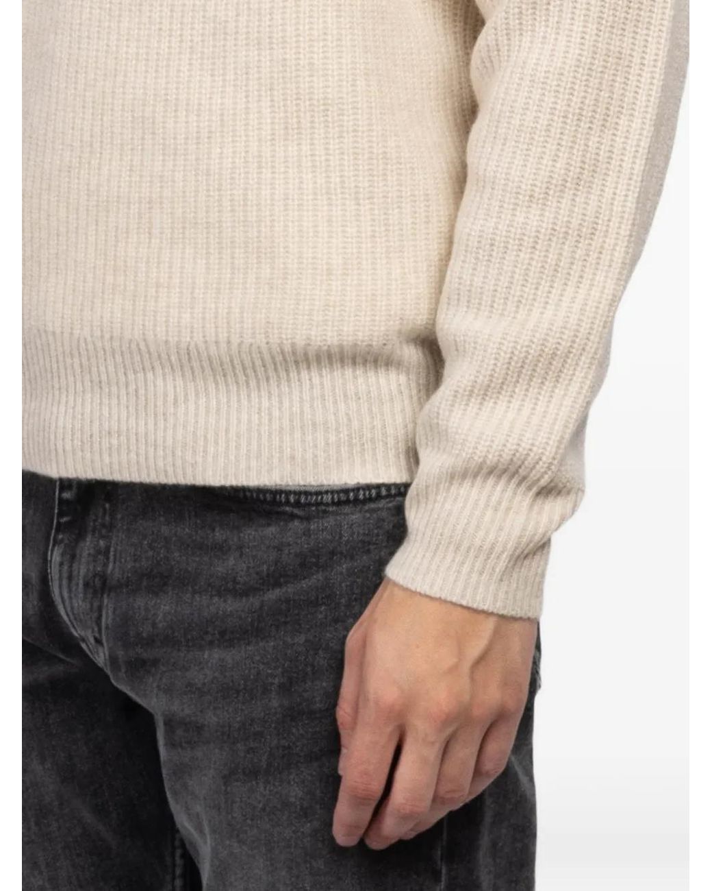 Alex Mill Natural Jordan Heather Ecru Sweater for men