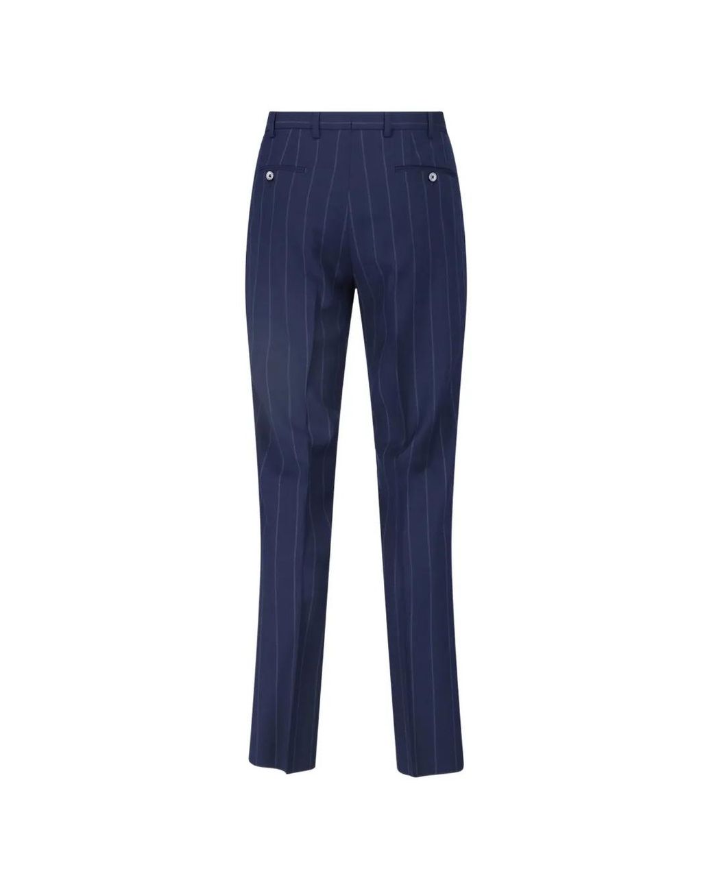 Tombolini Blue Pinstripe-Pattern Double-Breasted Suit for men