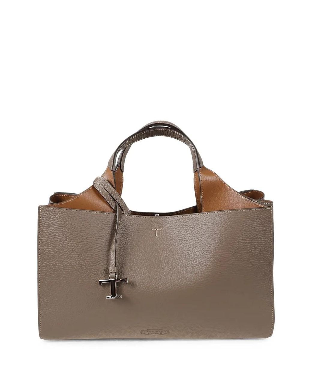 Borsa Tote T Timeless di Tod's in Brown