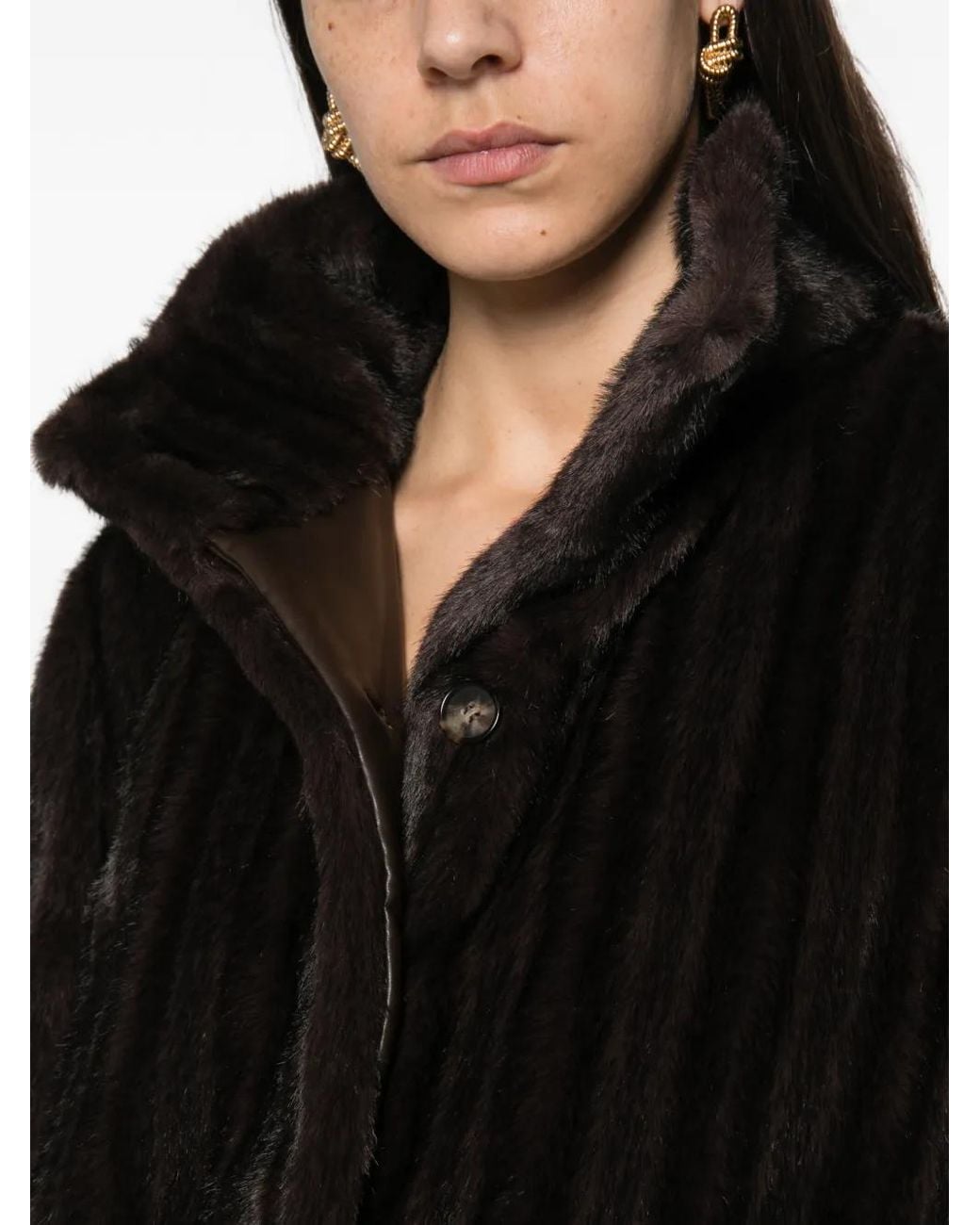 Jonathan Simkhai Black Sudie Faux-Fur Jacket