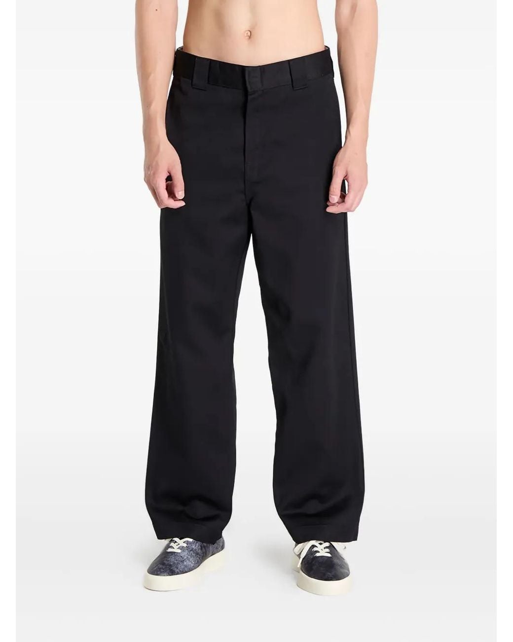 Carhartt Black Craft Belt-Loops Trousers for men