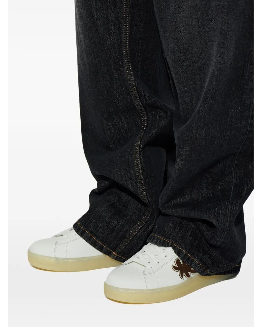 Palm Angels White Palm Tennis Sneakers for men