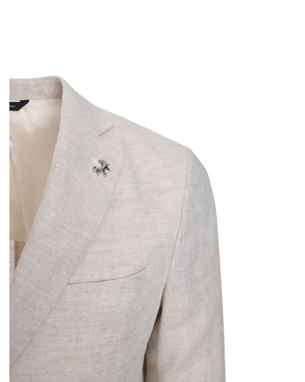 Traje De Lino Tombolini de hombre de color Natural
