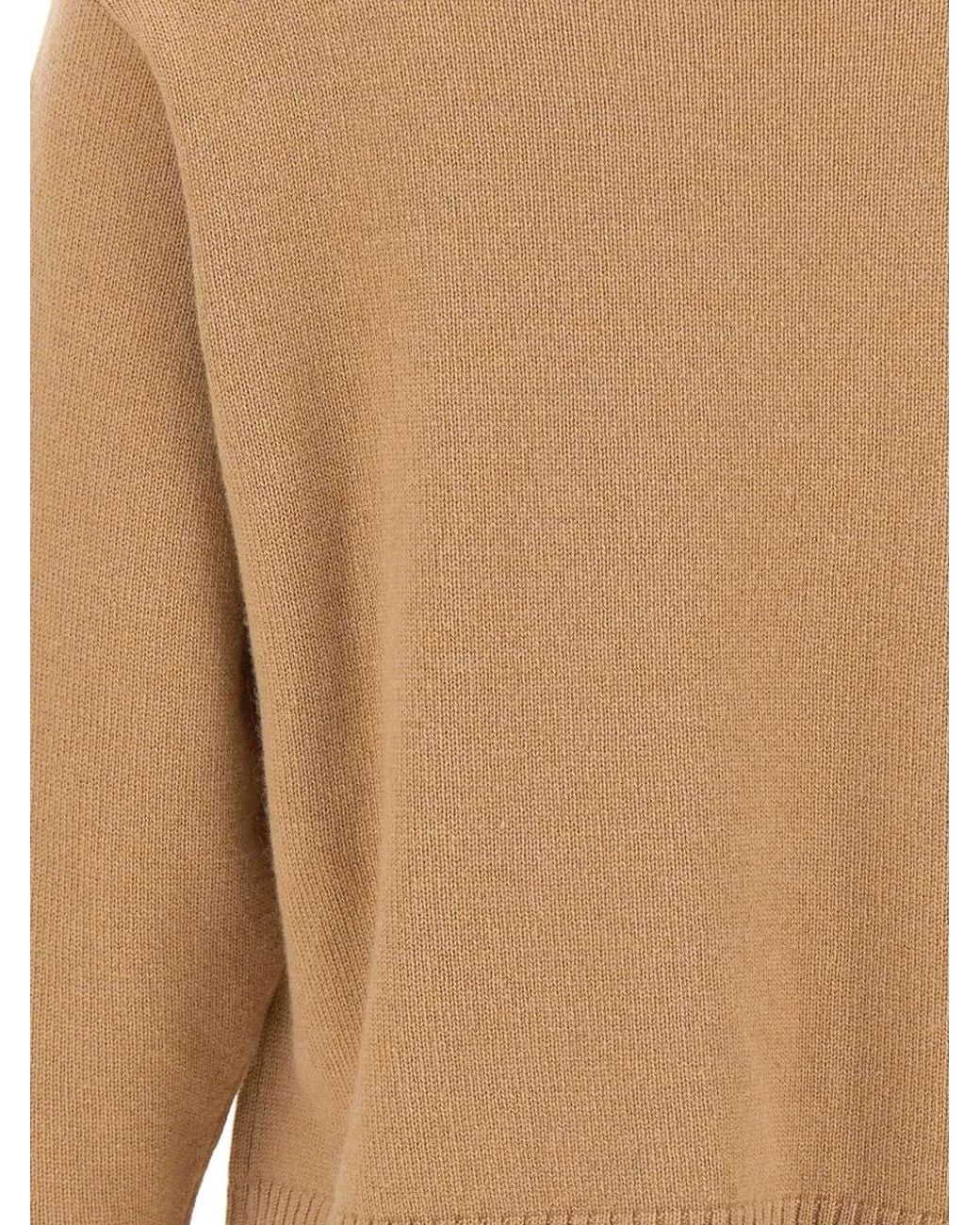 Pull Ample À Col Rond Kangra en coloris Natural