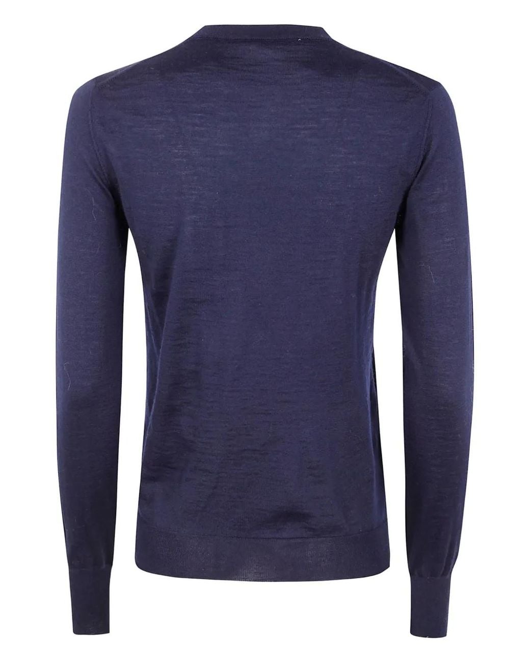 Nuur Blue Crew-Neck Sweater