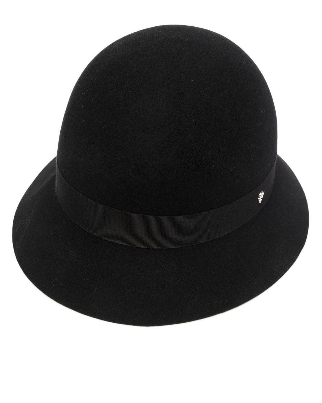 Helen Kaminski Ribbontrim Felt Sun Hat in Black Lyst