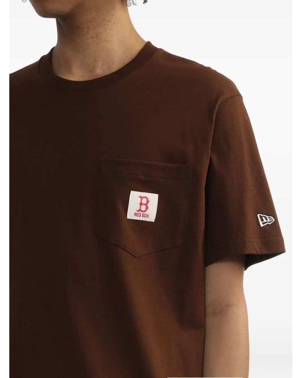 KTZ Brown Pocket-Detail T-Shirt for men