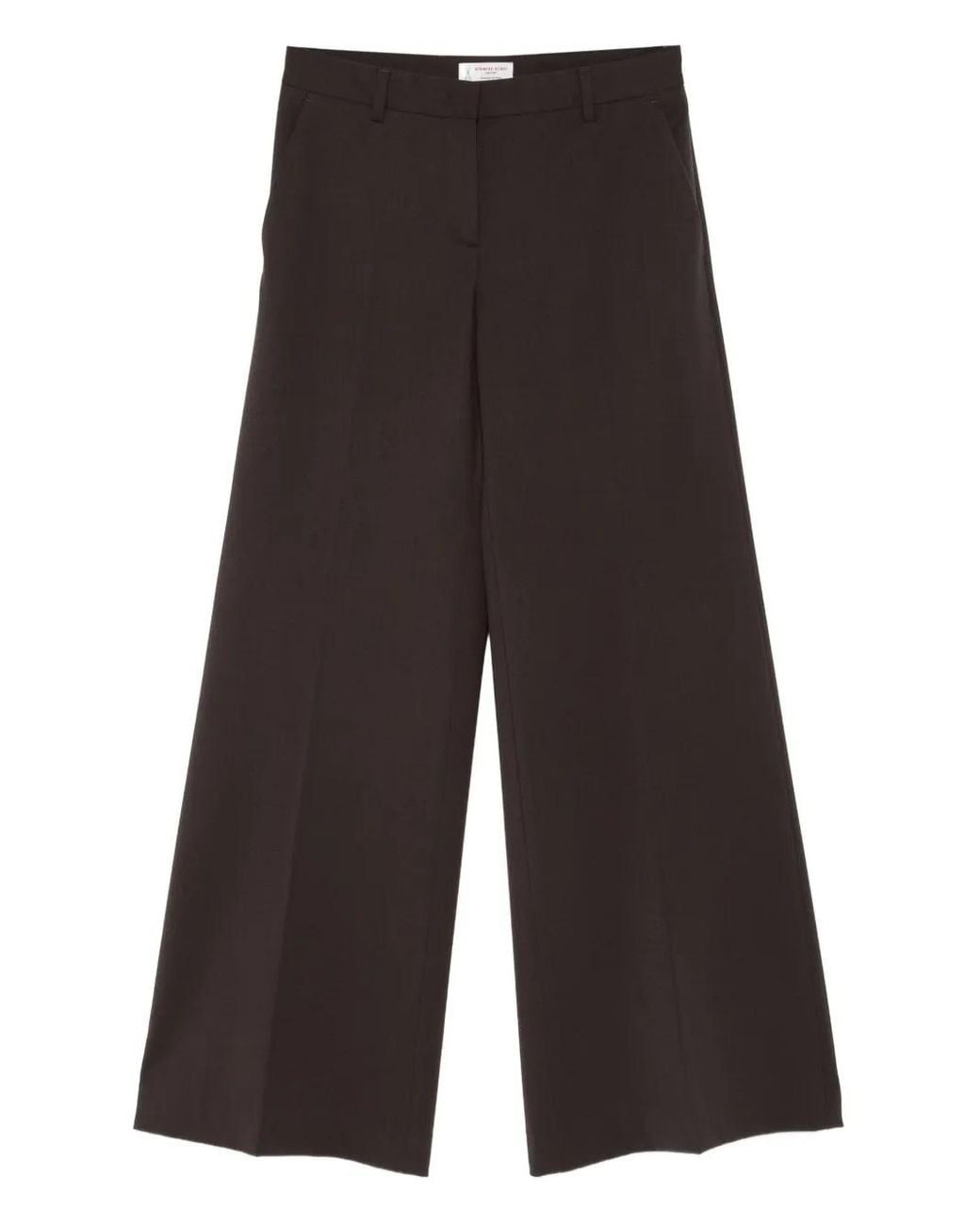Alberto Biani Gray Zip-Fastening Trousers