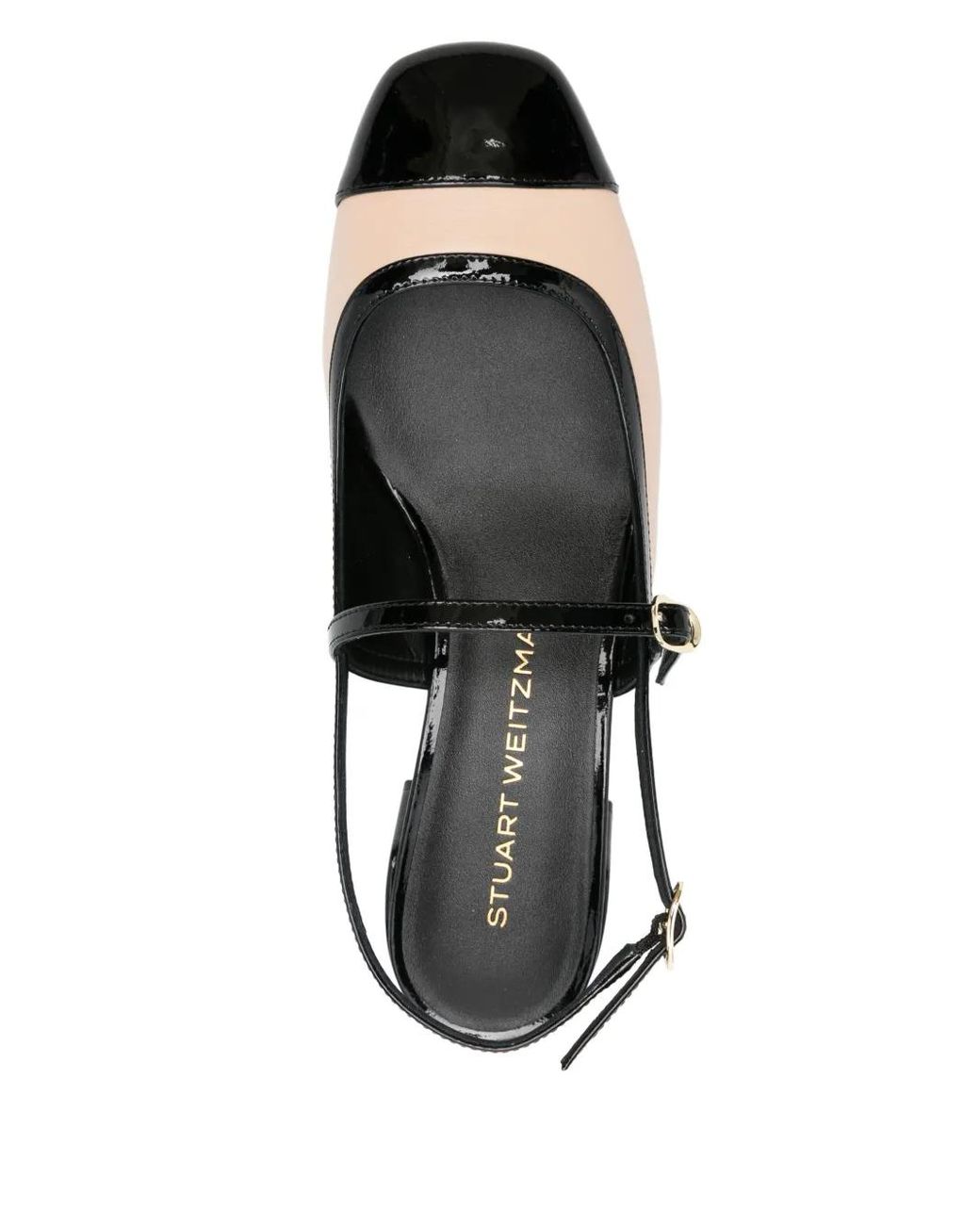 Stuart Weitzman Natural Maeve Mry Jane Slgbk