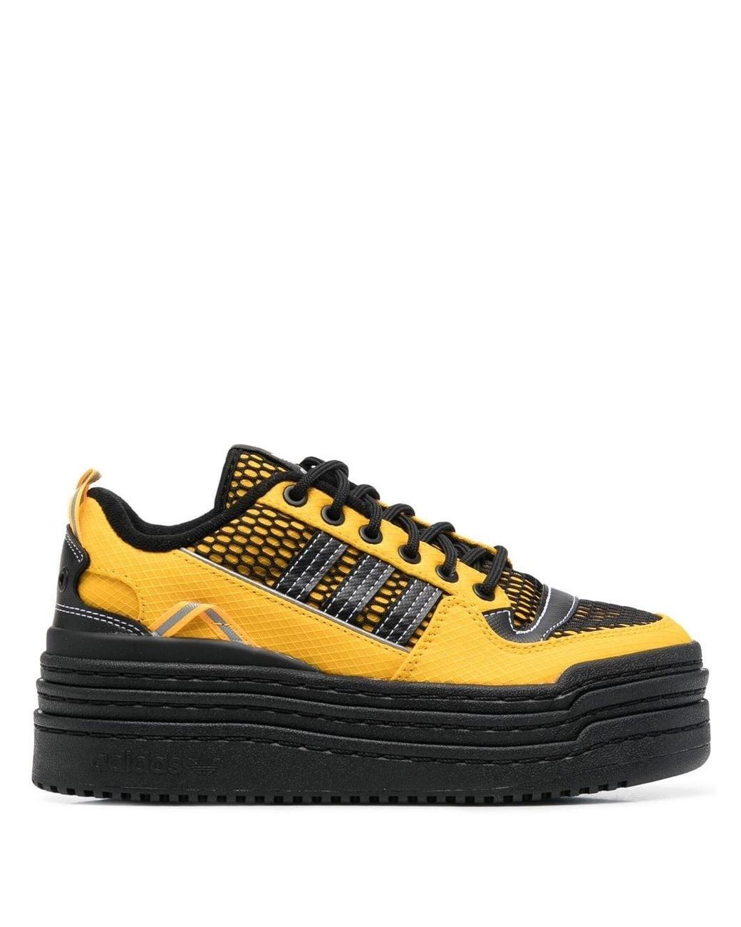 adidas Triple Platforum Sneakers in Yellow for Men | Lyst