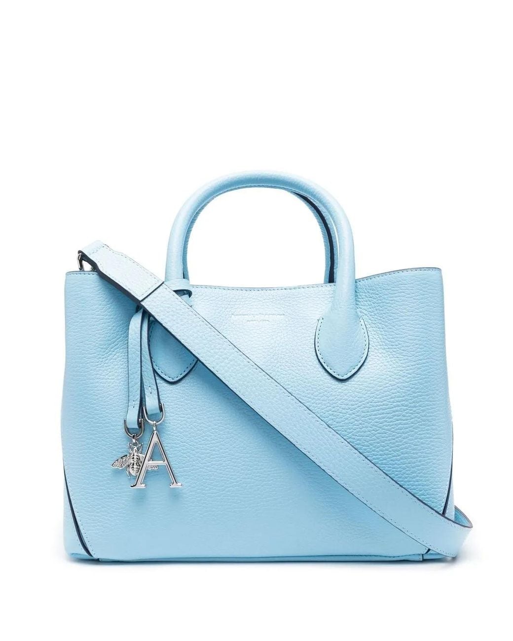 Aspinal Blue London Azure Midi Tote-Bag