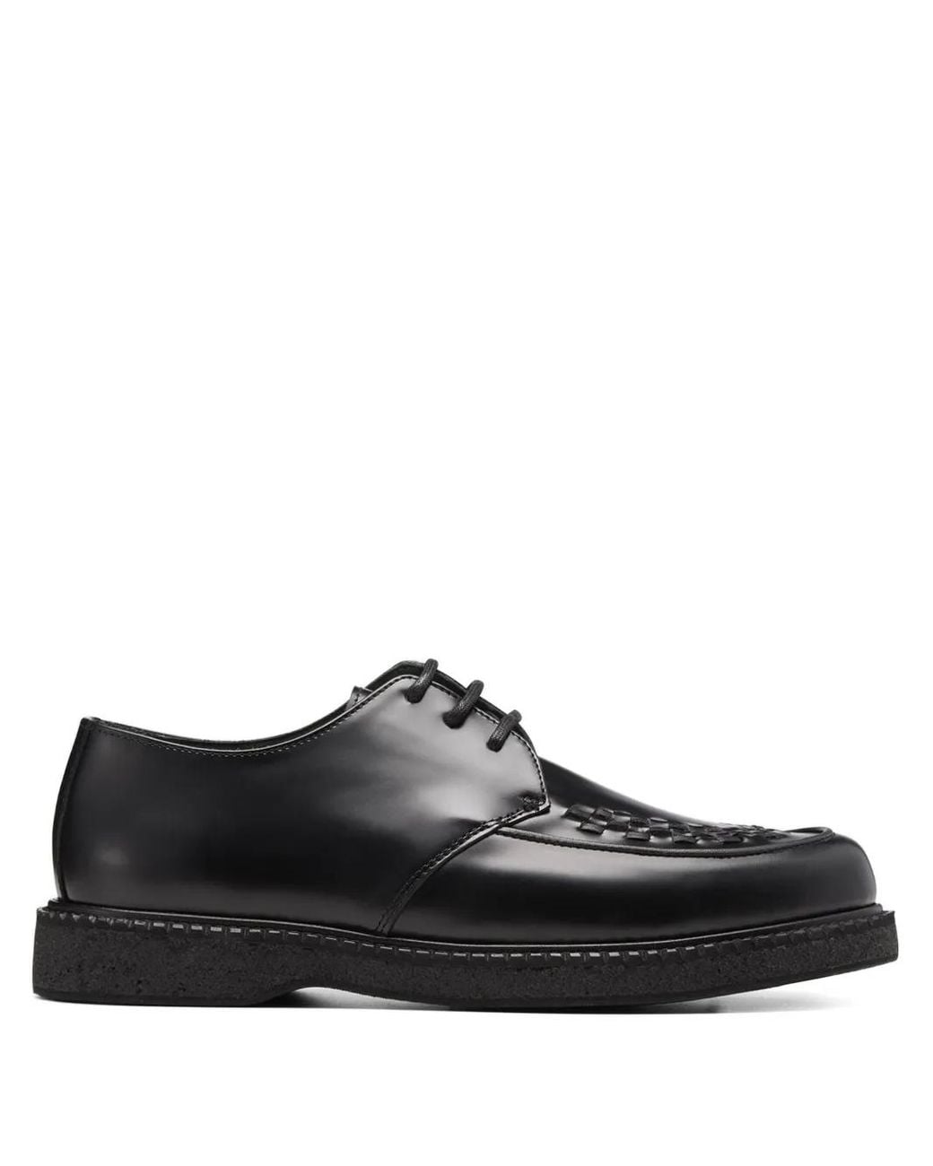 Derby Stringate di VINNY'S in Black da Uomo