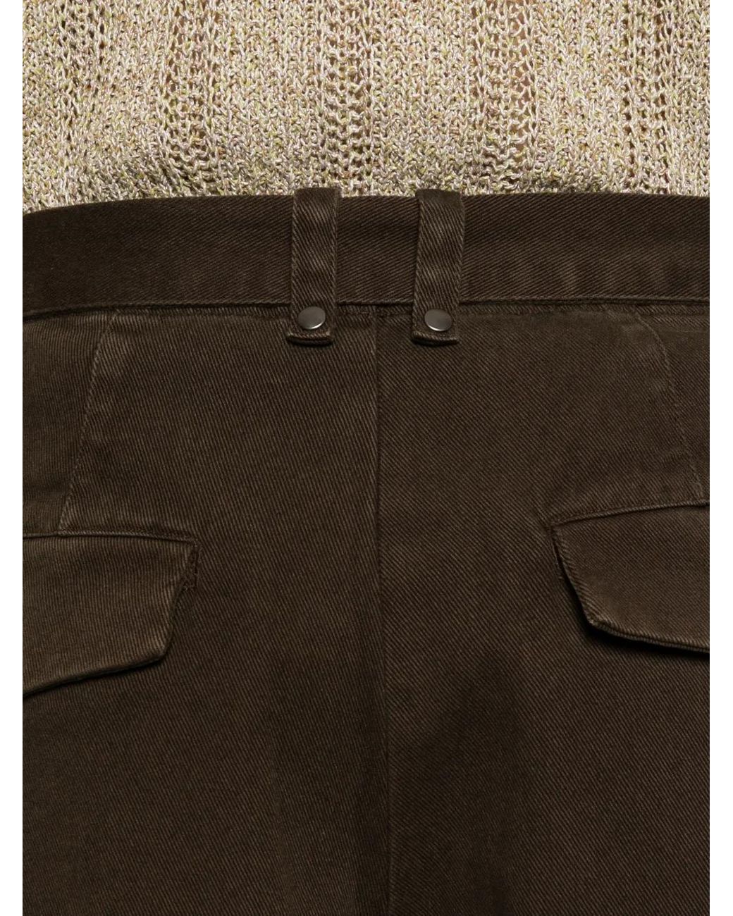 Entire studios White Gully Belt Trousers