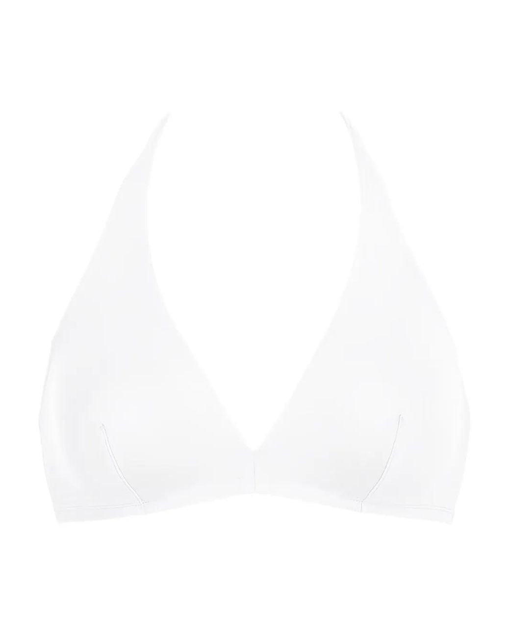 Eres White Gang Bikini Top