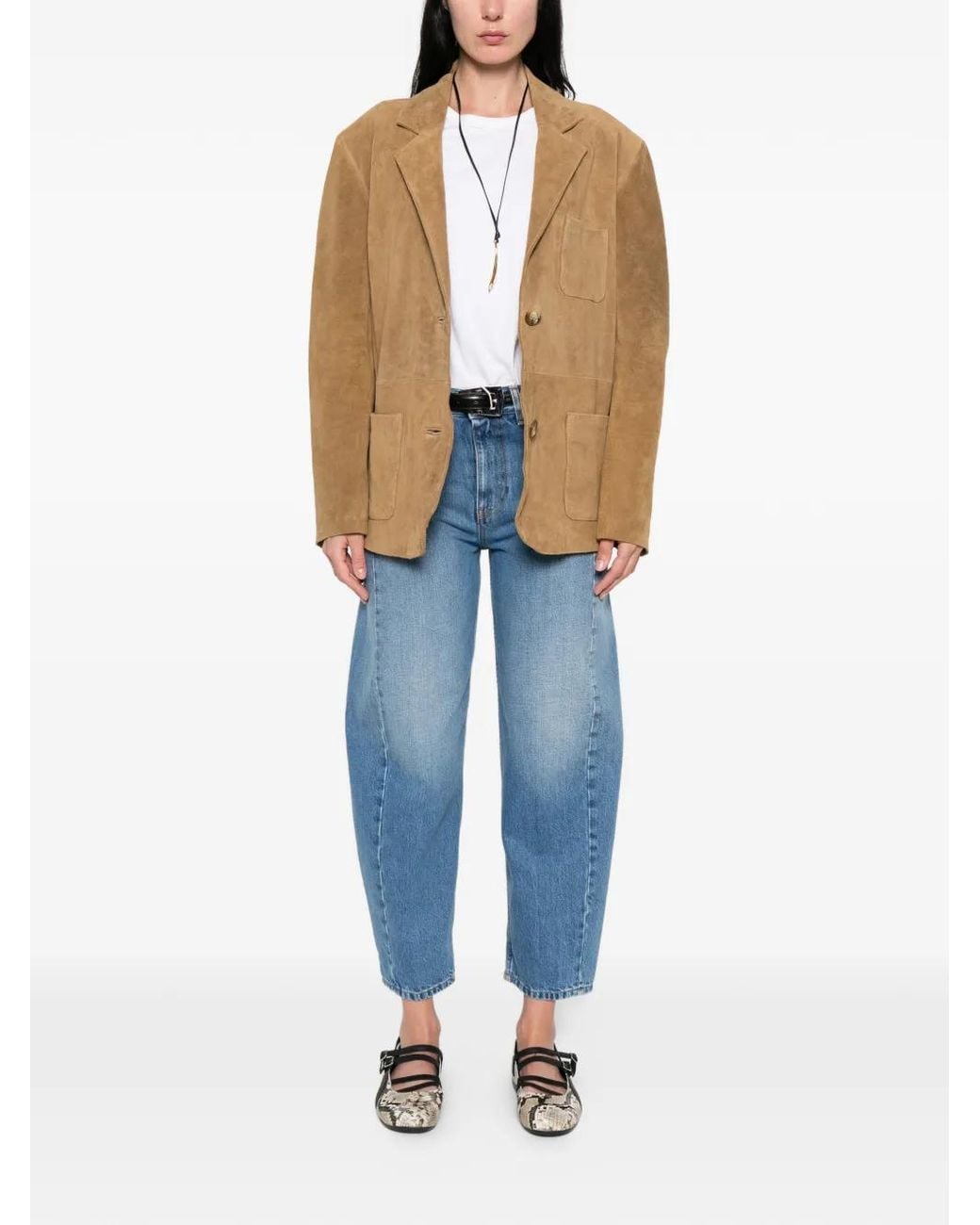 ViCOLO Blue Barrel Jeans