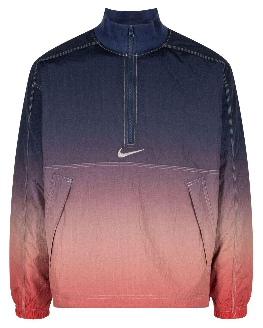 Supreme X Nike Gradient-effect Ripstop Windbreaker in Blue Supreme X Nike Gradient-effect Ripstop Windbreaker in Blue