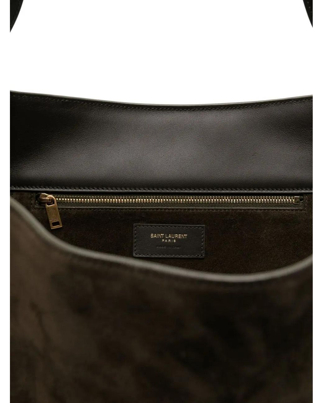 Bolso Shopper Le 5 À 7 Bea De Ante Con Placa Del Logo Saint Laurent de color Black