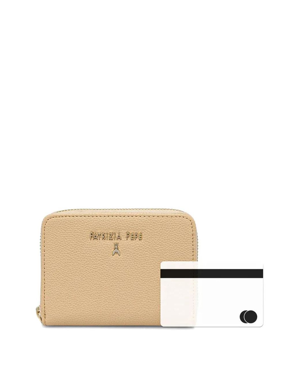 Patrizia Pepe Natural Logo-Lettering Wallet