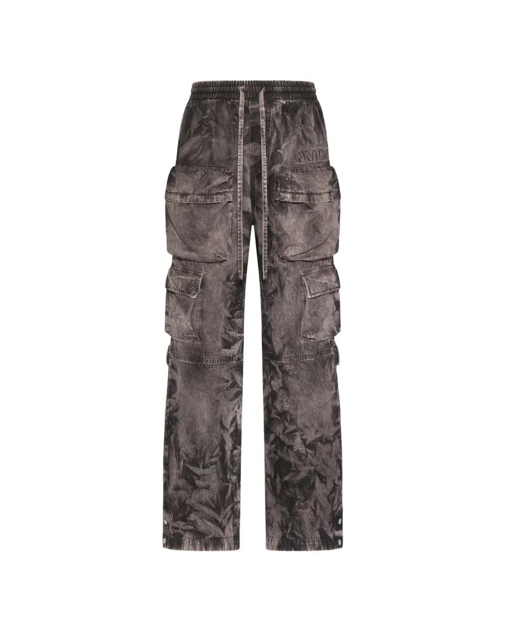 Amiri Gray Cargo Trousers