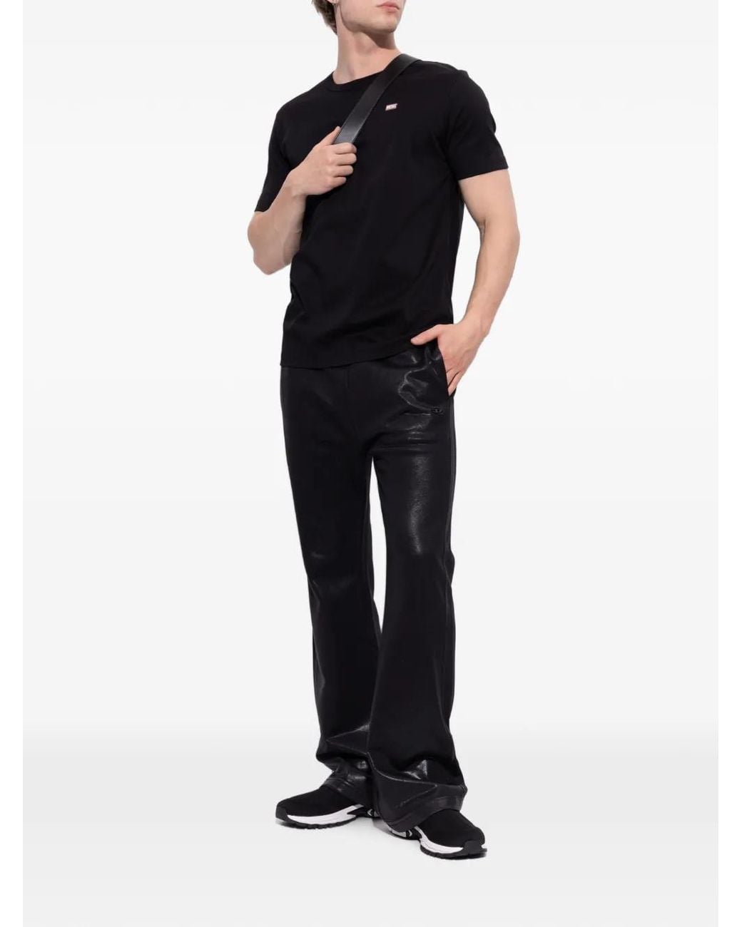 DIESEL Black S-Pro-V-Dense-Socks Sneakers for men
