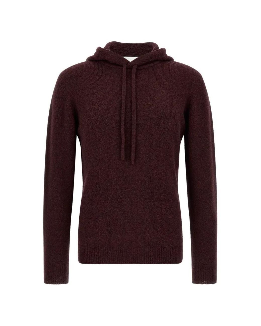 Roberto Collina Purple Drawstring Hoodie for men